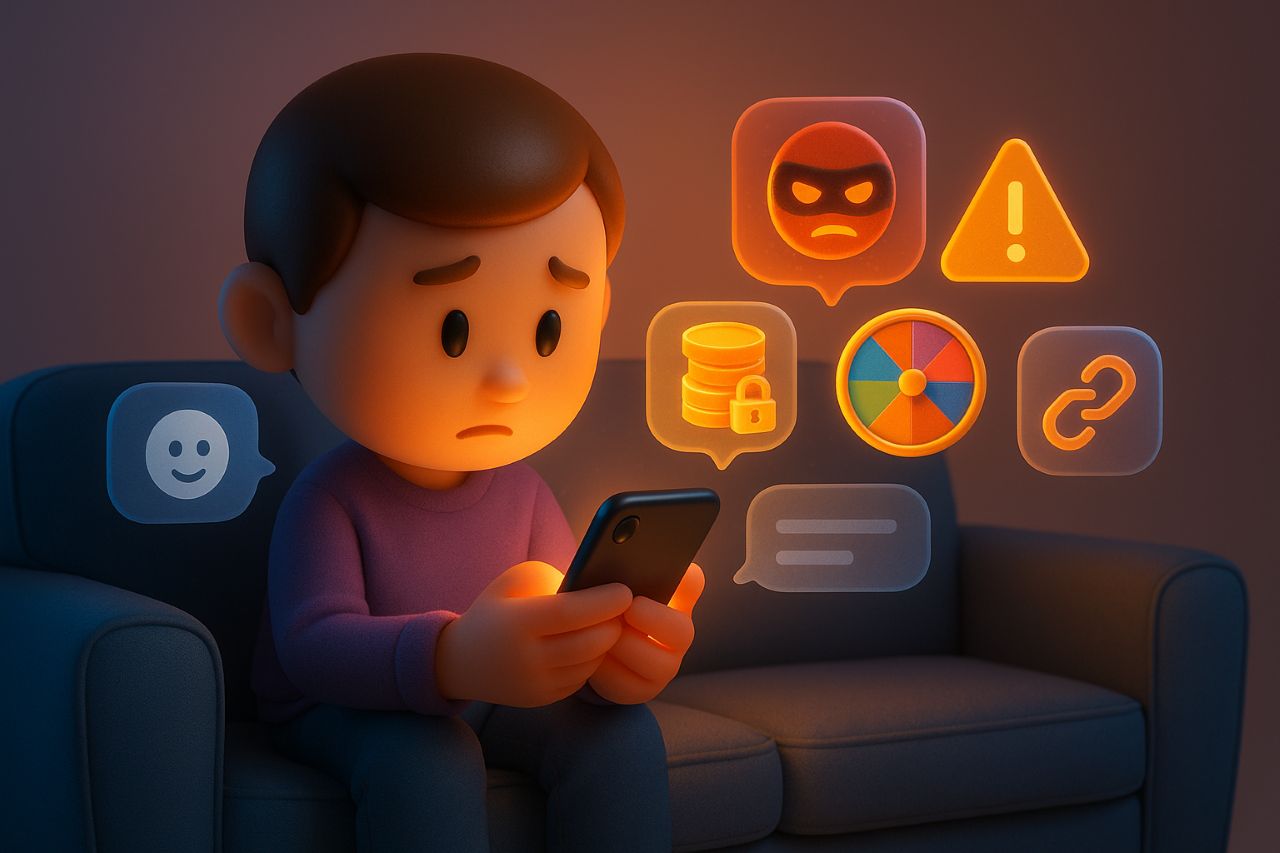 How do you know if you are chatting with a scammer