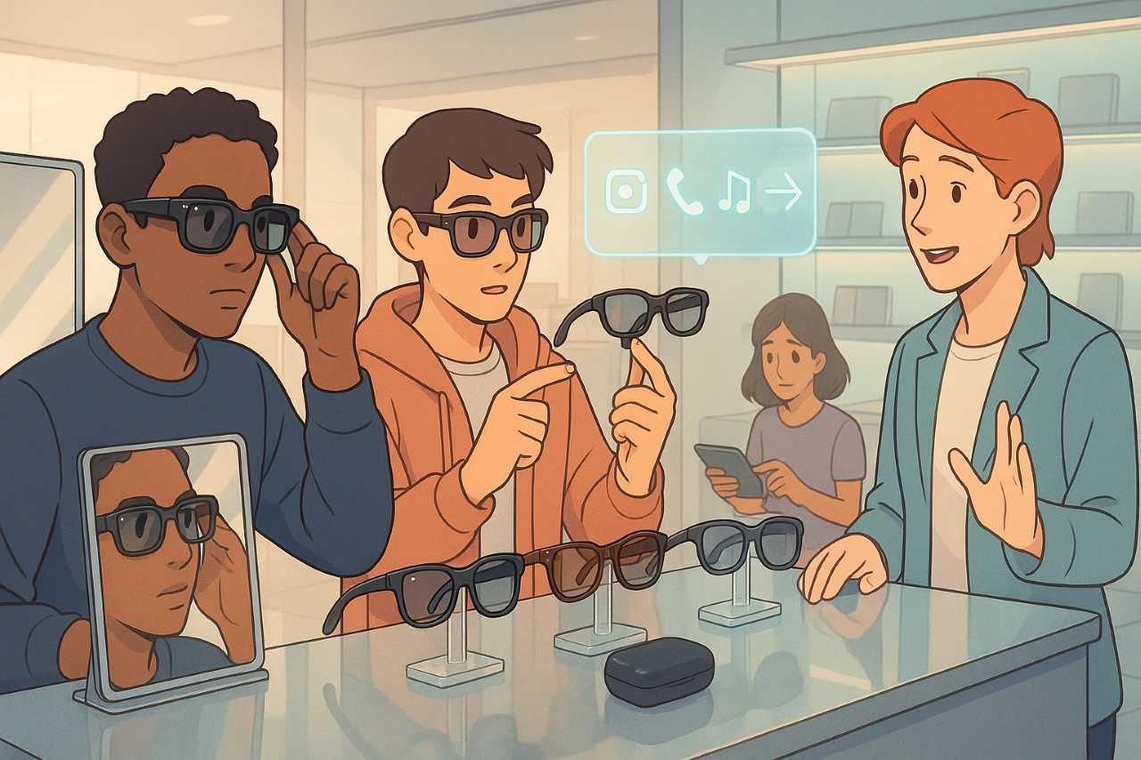 What do the Meta smart glasses do in real life