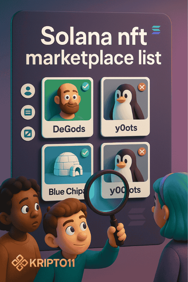 Solana nft marketplace list