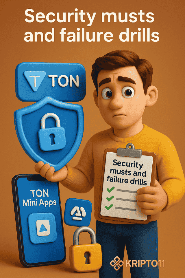 TON coin mining app-security
