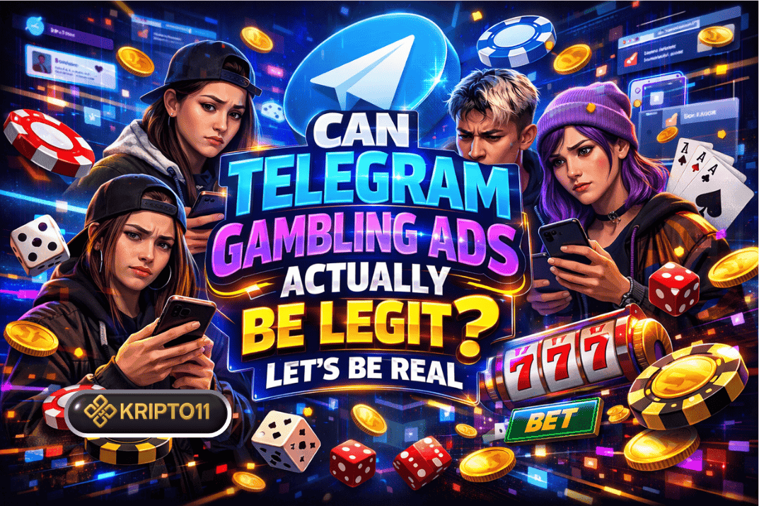 Telegram gambling ads