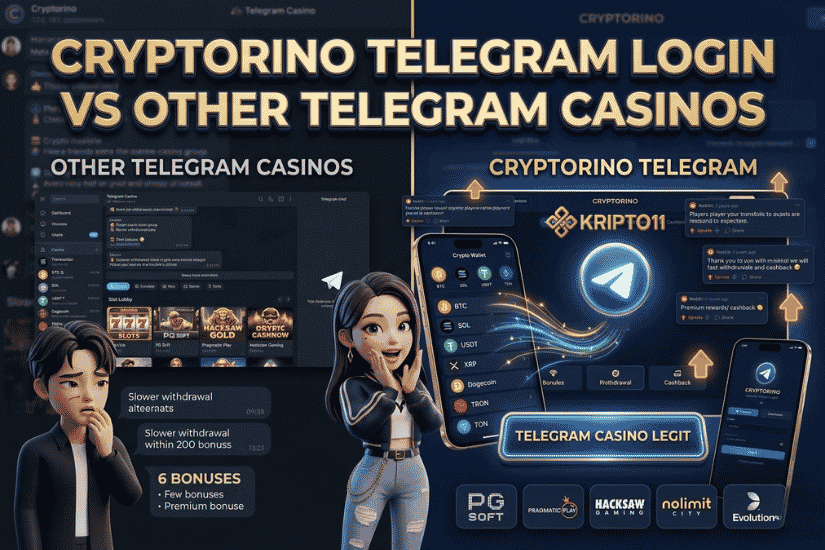 Cryptorino Telegram Login